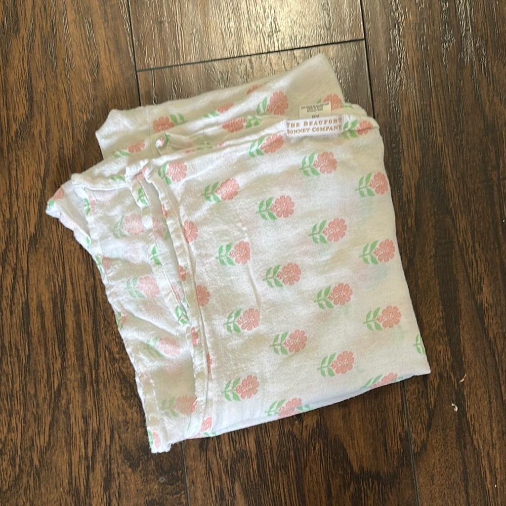 The Beaufort Bonnet Company Flowers for Friends Silent Night Swaddle Blanket